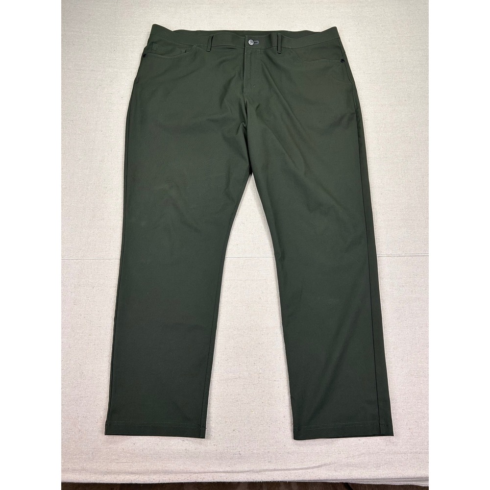Public Rec All Day Every Day Pants Mens 42x32 Dark Olive Green 5-Pocket Straight